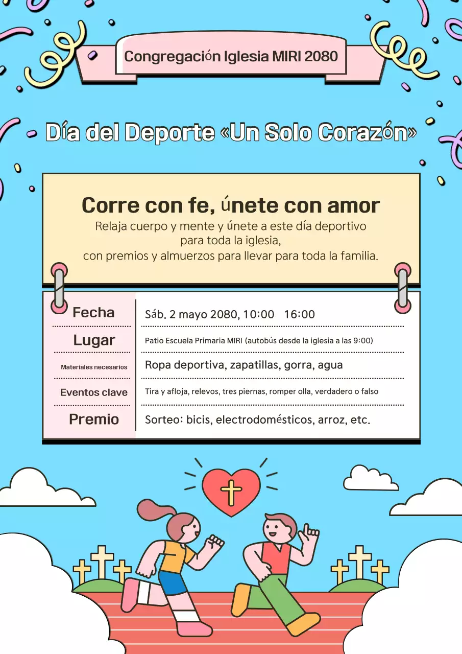 Evento del Festival Deportivo Lindo Azul Cielo