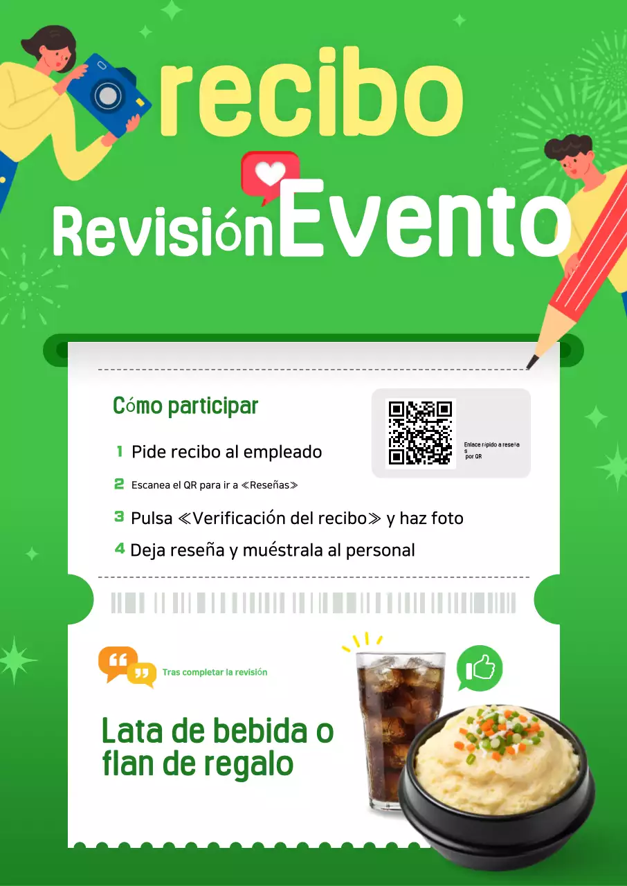 Promoción del evento Green Pop Review