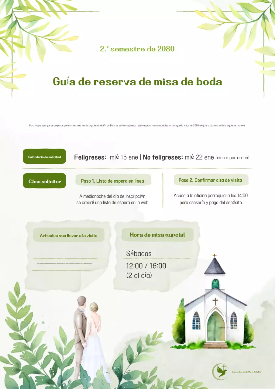 Guía de reservas para bodas sencillas y ecológicas