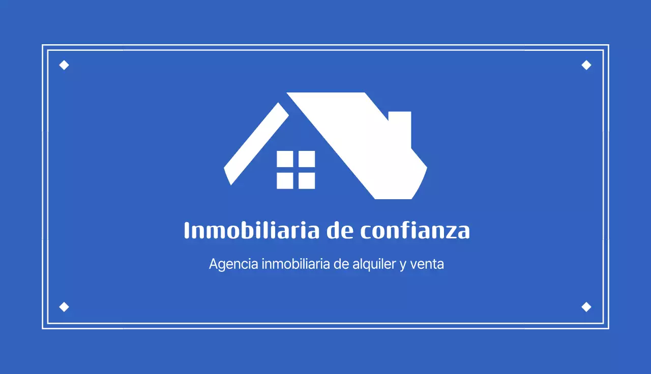 Anuncio inmobiliario Blue Simple