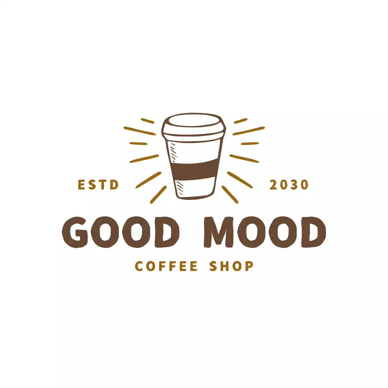 brown vintage coffee shop advertisement