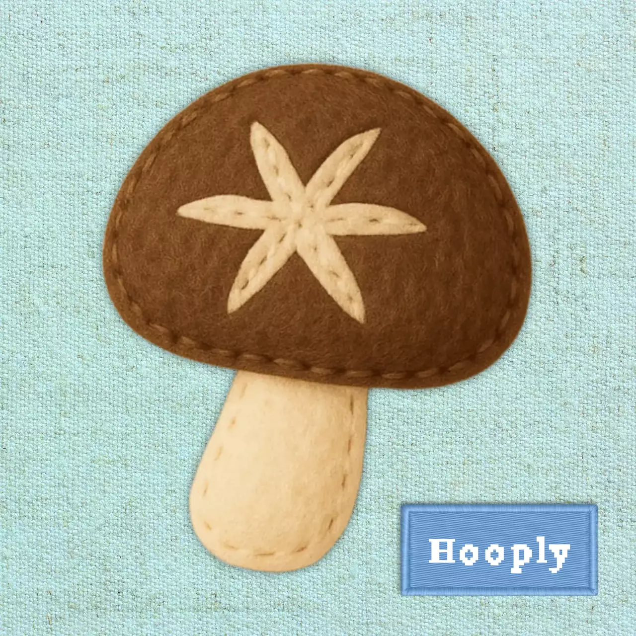 하늘색 빈티지 펠트 굿즈