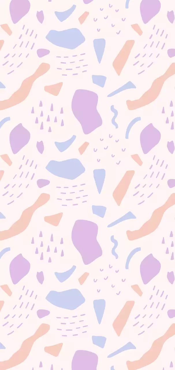 연보라 키치 패턴 문구