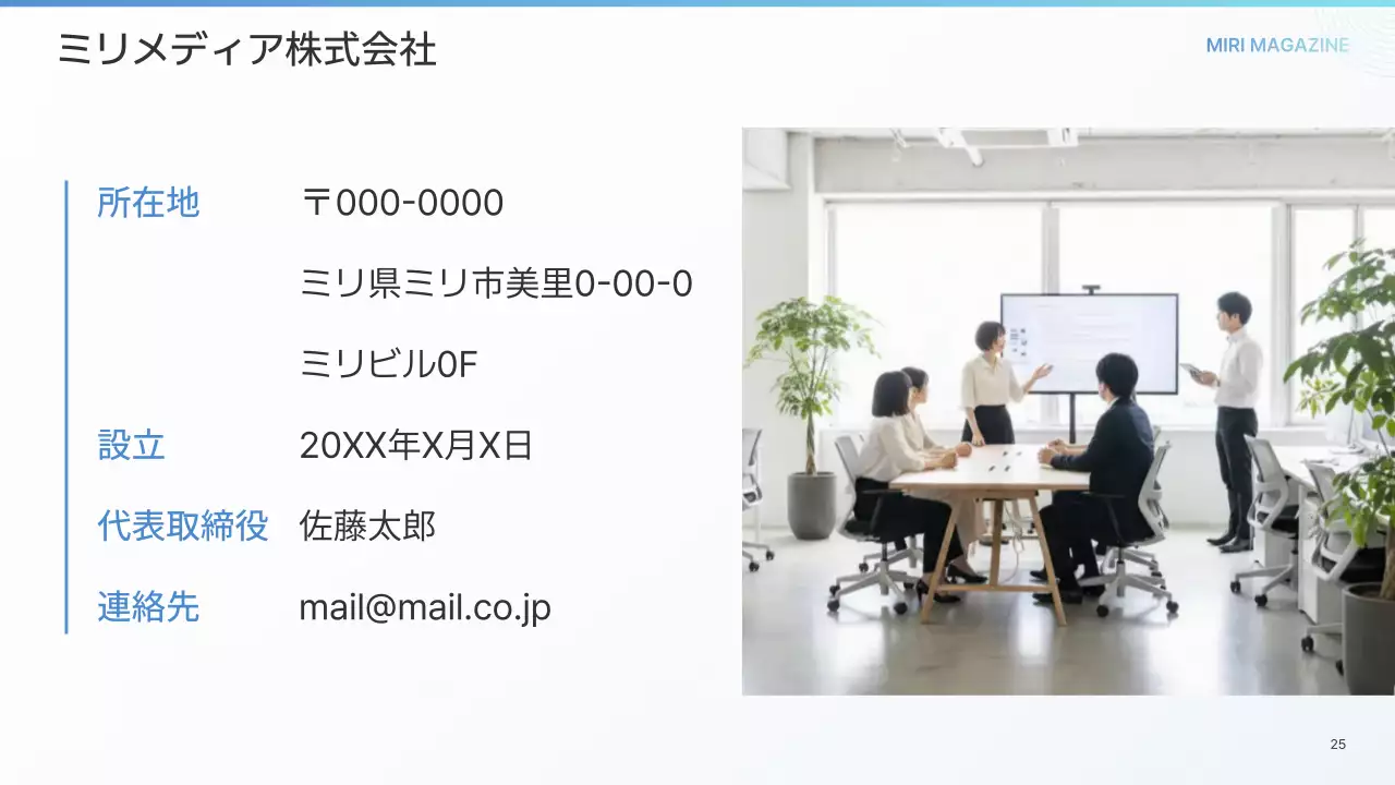 白 シンプル ガイド プレゼンテーション