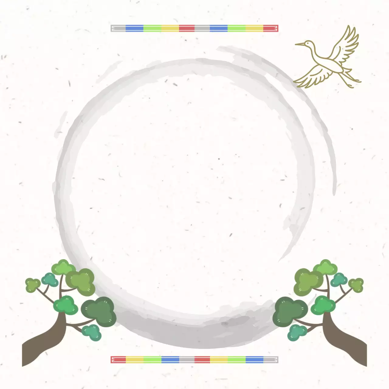 흰색 전통 한지 자연 문구