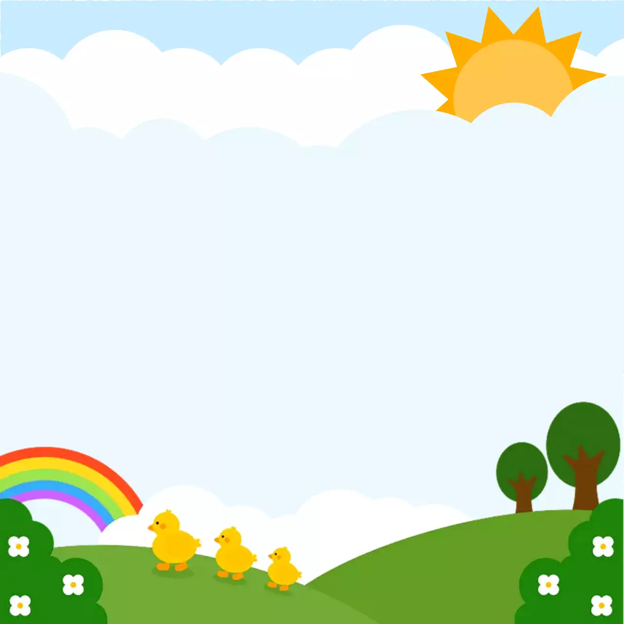 아기자기 봄 프레임