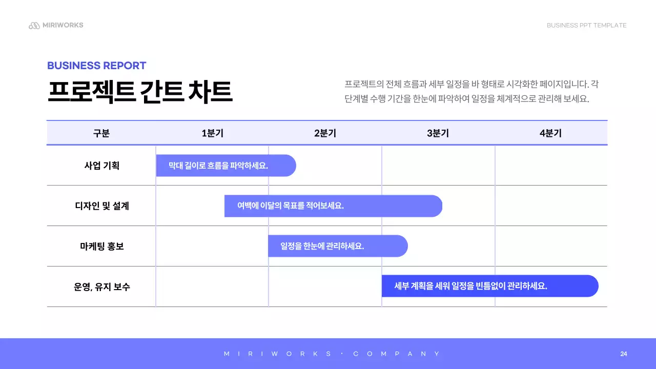 하늘색 미니멀 회사소개서 설명