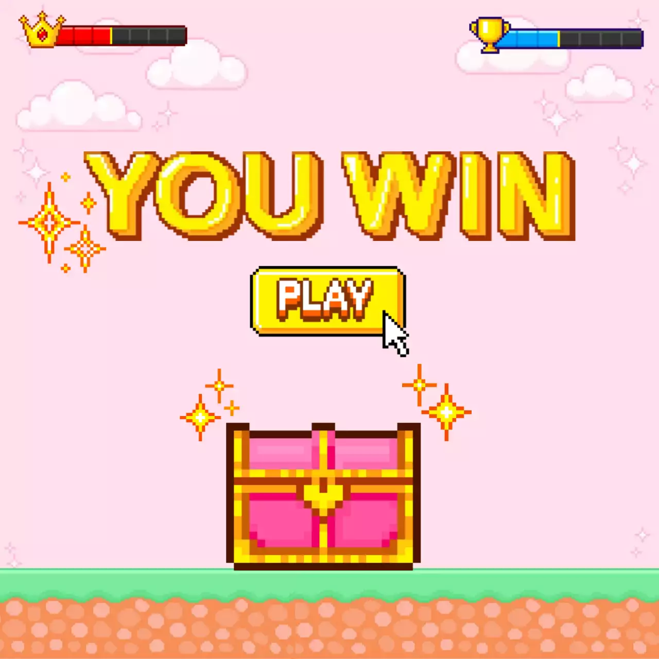 핑크 레트로 게임 광고