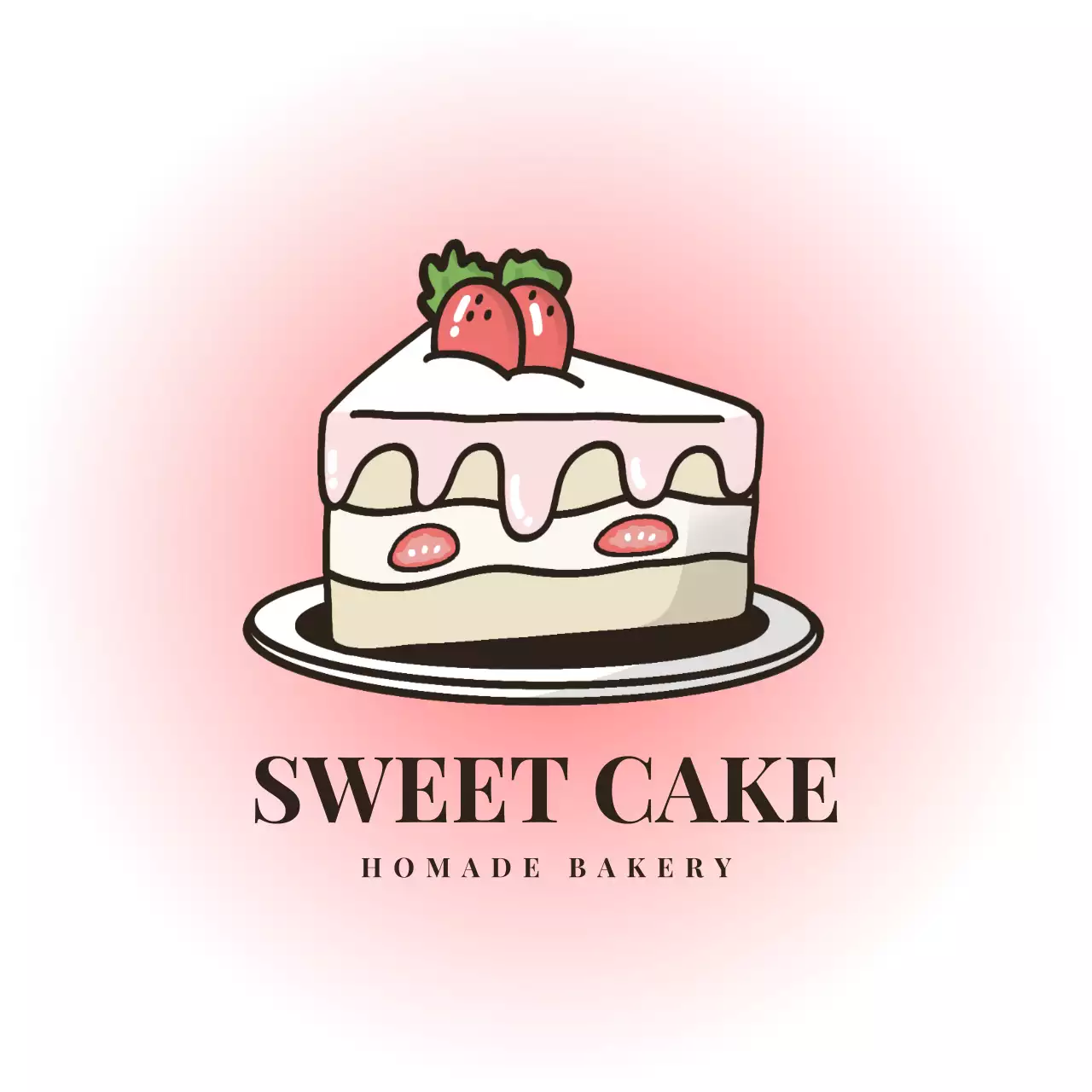 핑크 아기자기한 디저트 광고