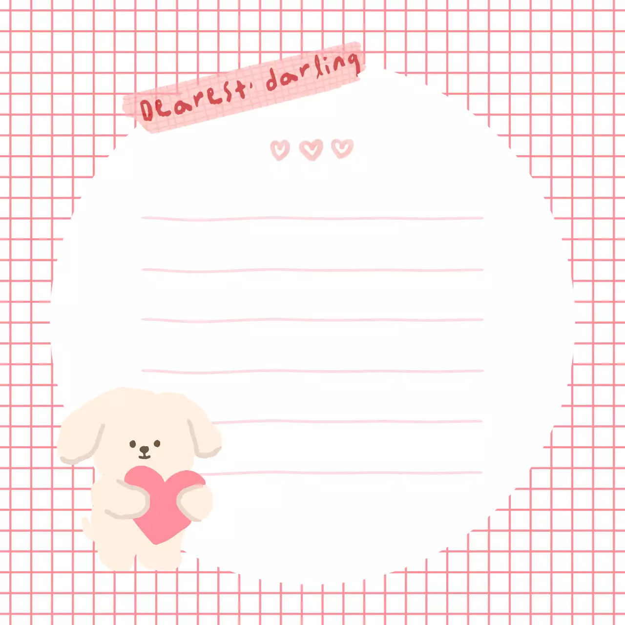 아기자기한 사랑 메모지