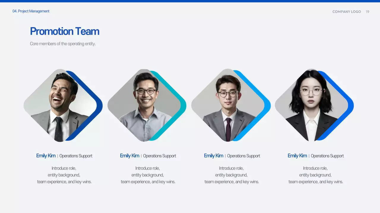 Blue Modern Proposal Planning Document