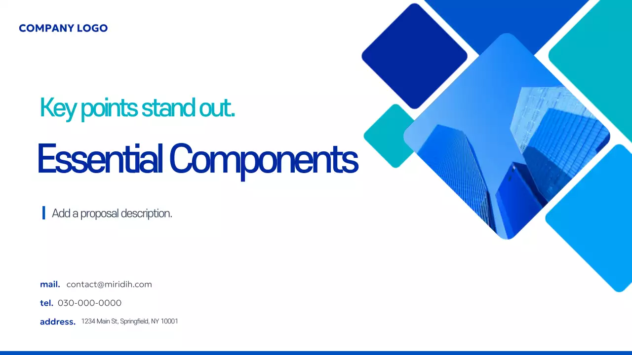 Blue Modern Proposal Planning Document