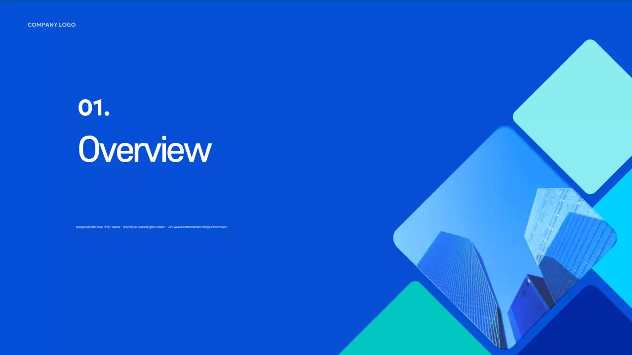 Blue Modern Proposal Planning Document