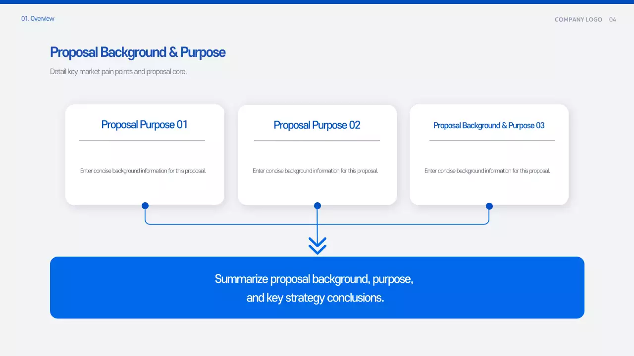 Blue Modern Proposal Planning Document