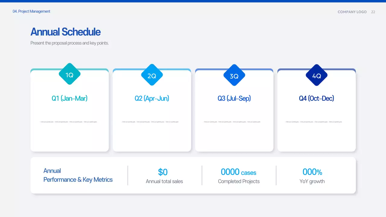 Blue Modern Proposal Planning Document