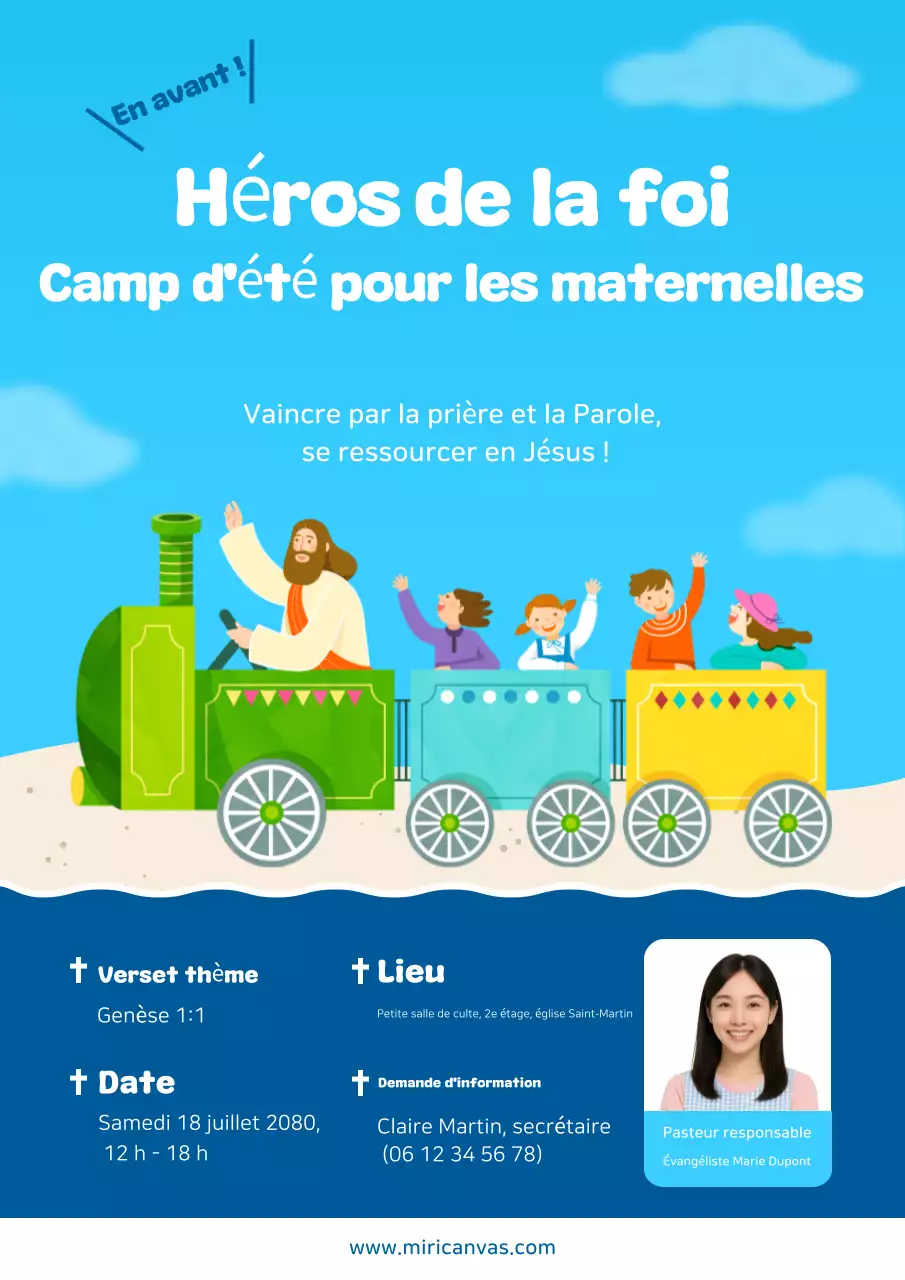 Guide du camp d'été Sky Blue Baby
