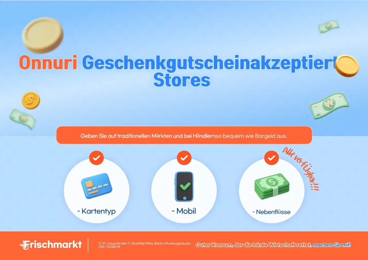 Himmelblaue, saubere, traditionelle Marktaktion