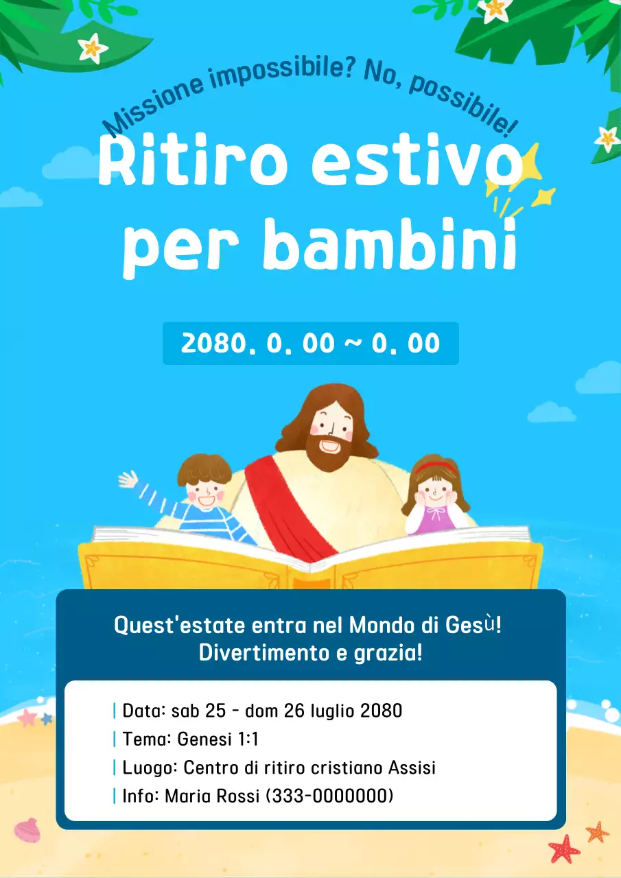 Evento di ritiro estivo Blue Baby