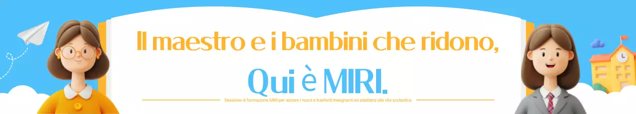 Corso di formazione carino azzurro cielo