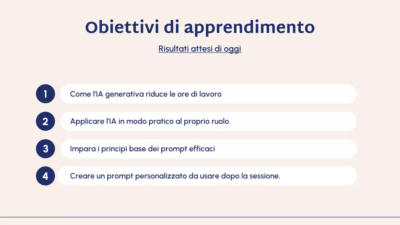 Presentazione della guida al corso Blue Modern AI