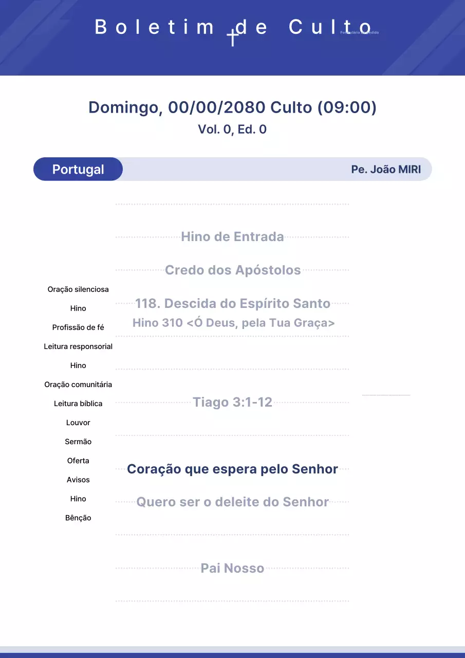Guia Básico de Adoração Azul