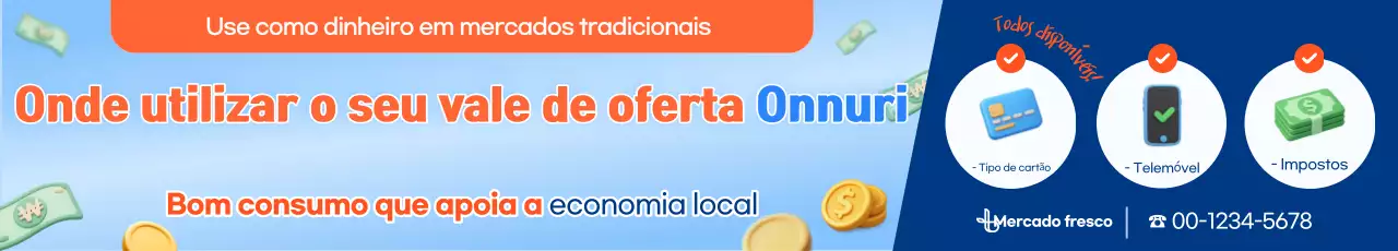 Promoção de mercado tradicional limpo em azul celeste