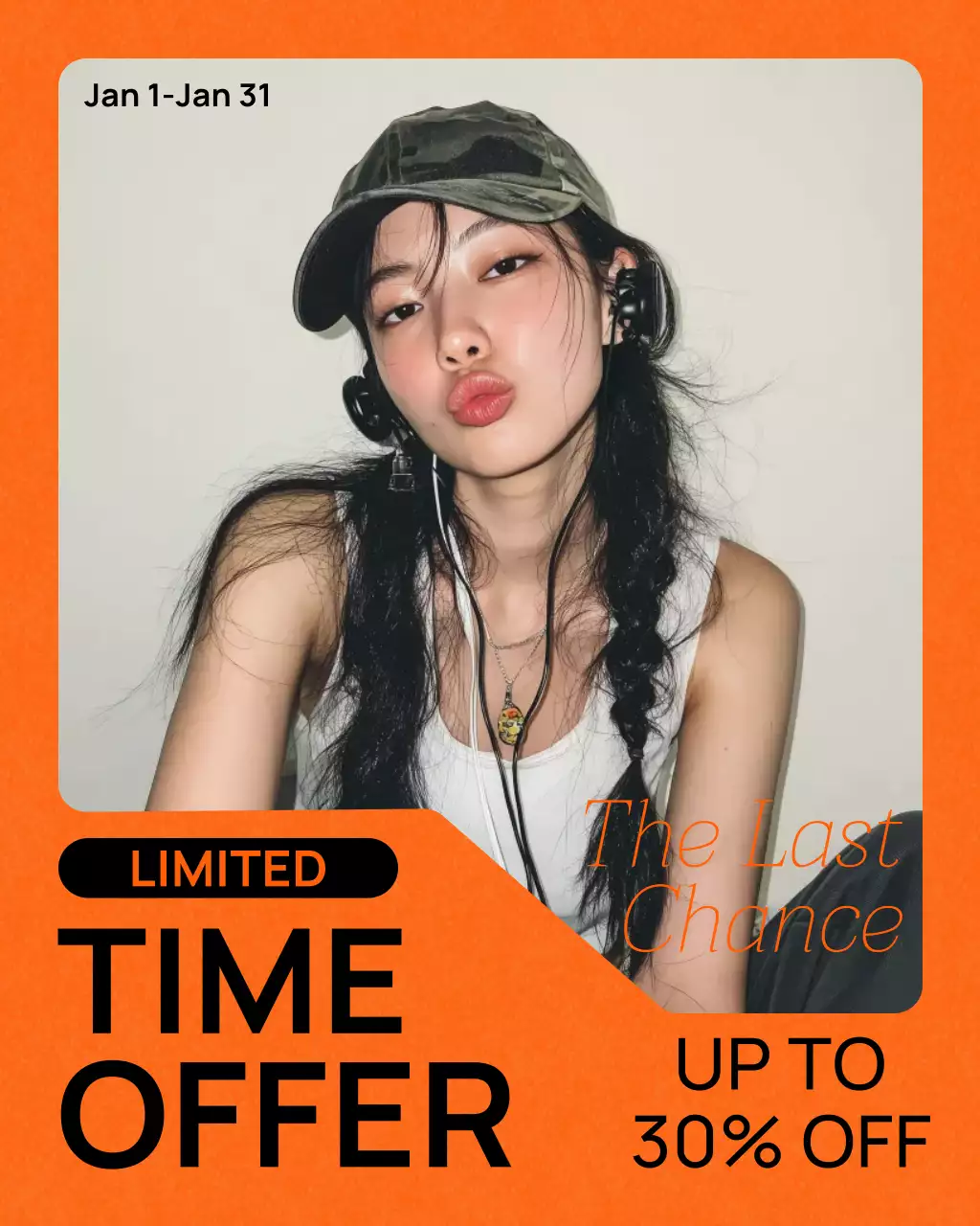 Orange Trendy Fashion Sale