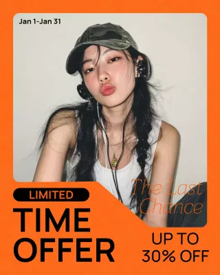 Obral Fesyen Trendi Oranye