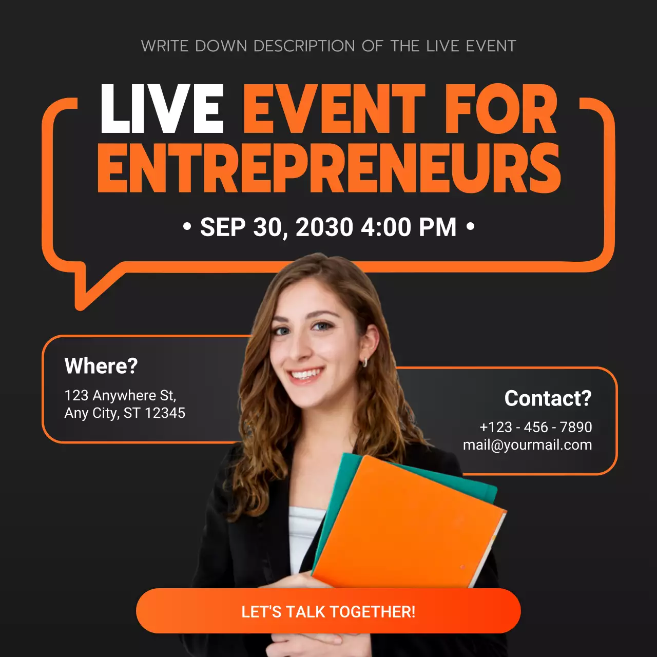 오렌지 모던 비즈니스 이벤트 안내