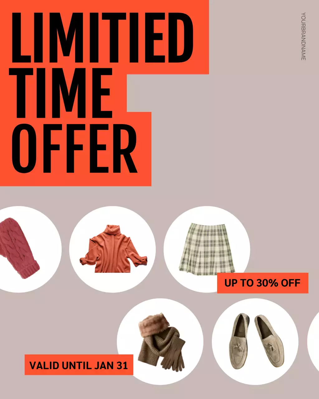 orange modern fashion sale