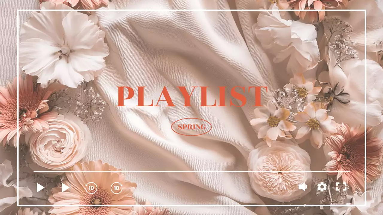 베이지 심플 봄 플레이리스트