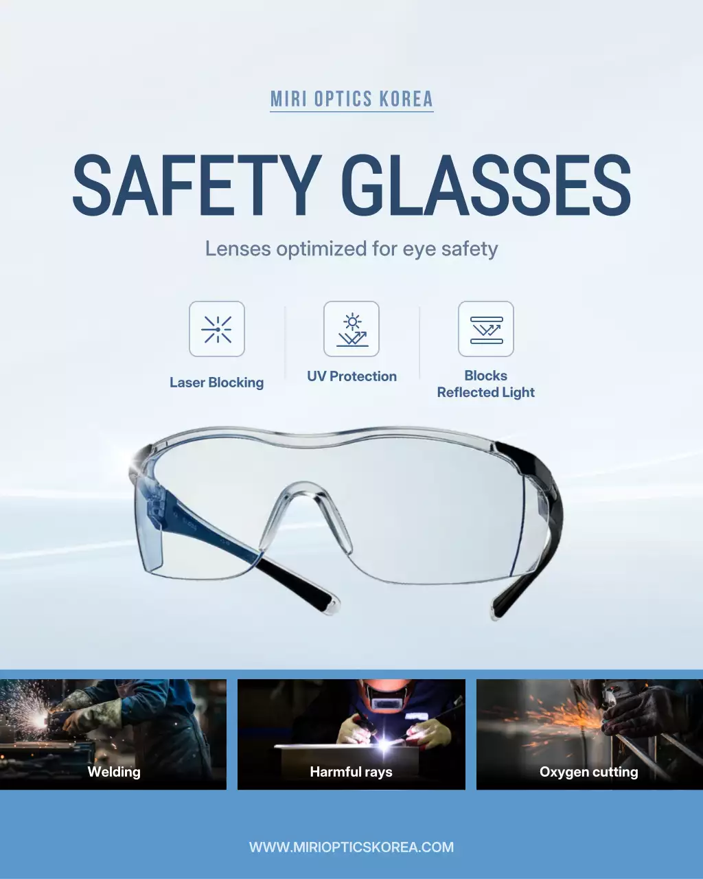 blue modern safety promotion