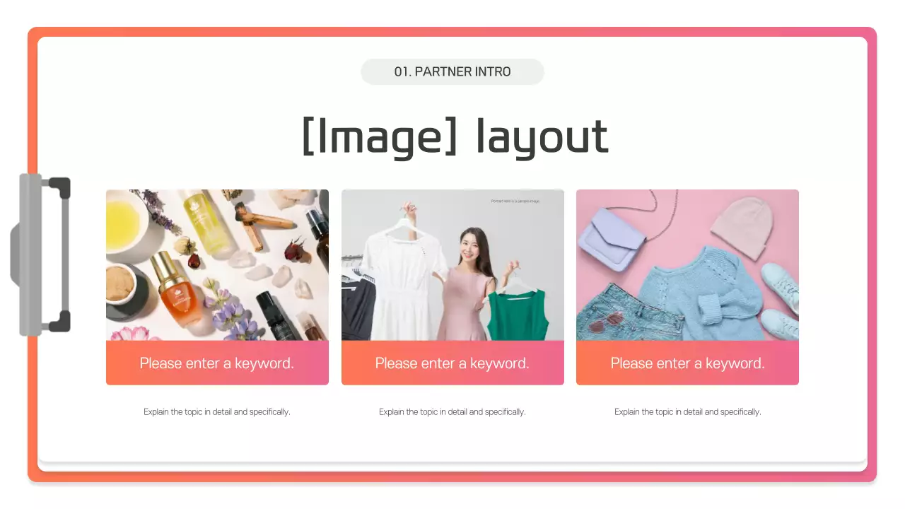 Descrição da Apresentação Moderna em Rosa