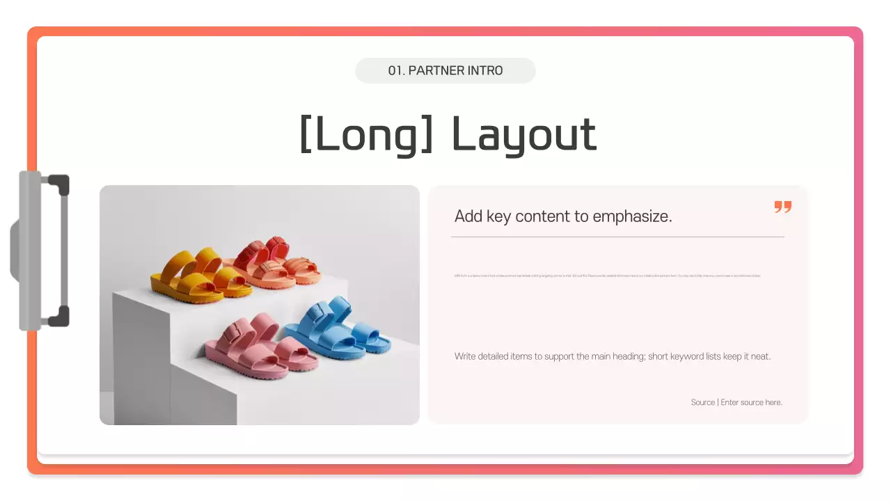 Descrição da Apresentação Moderna em Rosa