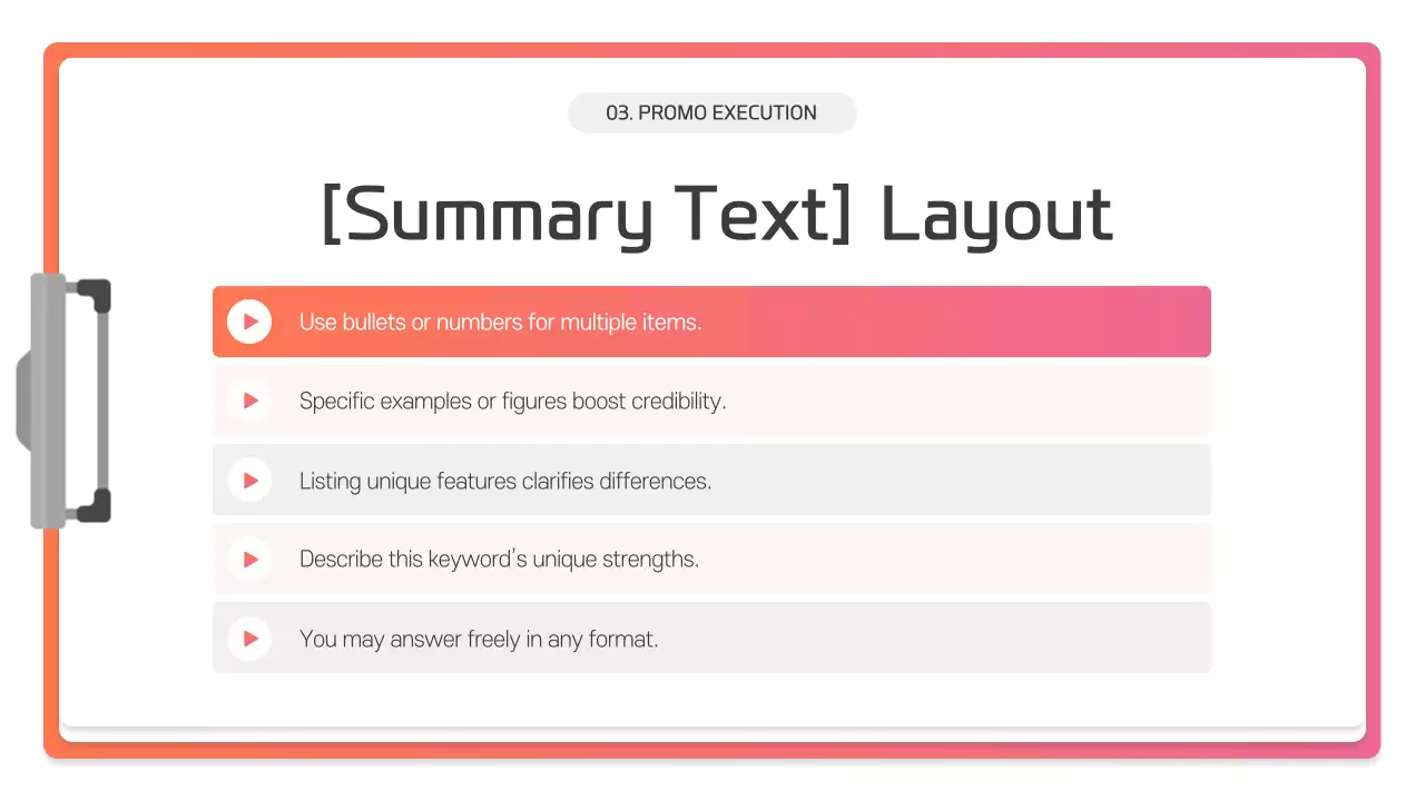 Descrição da Apresentação Moderna em Rosa