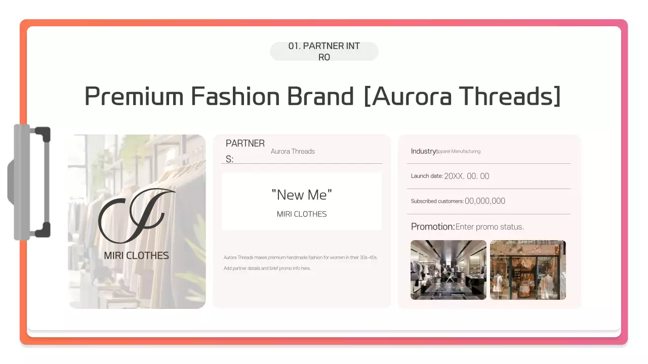 Descrição da Apresentação Moderna em Rosa