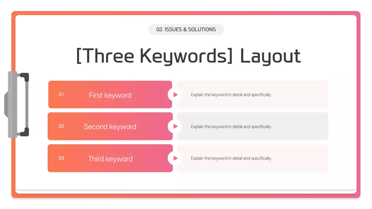 Descrição da Apresentação Moderna em Rosa