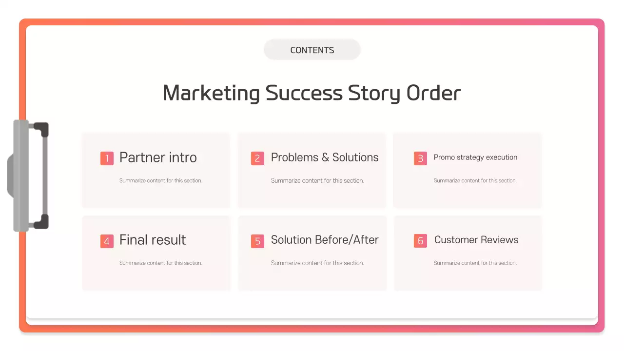 Descrição da Apresentação Moderna em Rosa