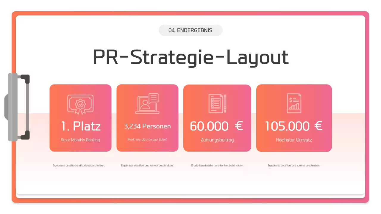 Pink Modern Präsentationsbeschreibung