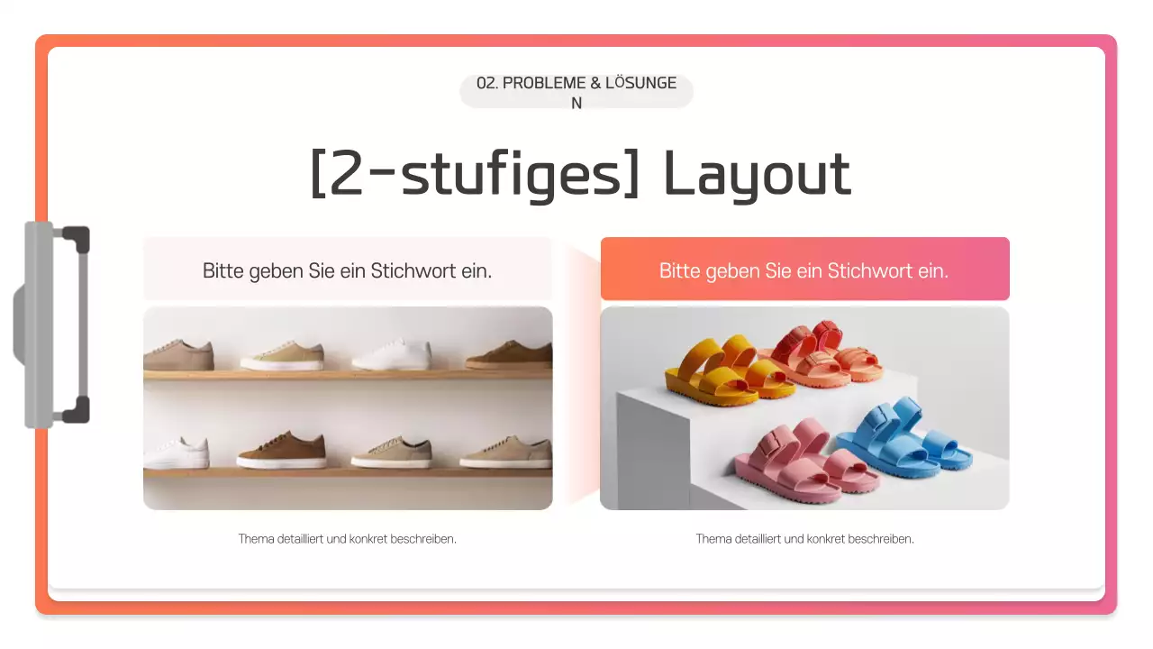 Pink Modern Präsentationsbeschreibung