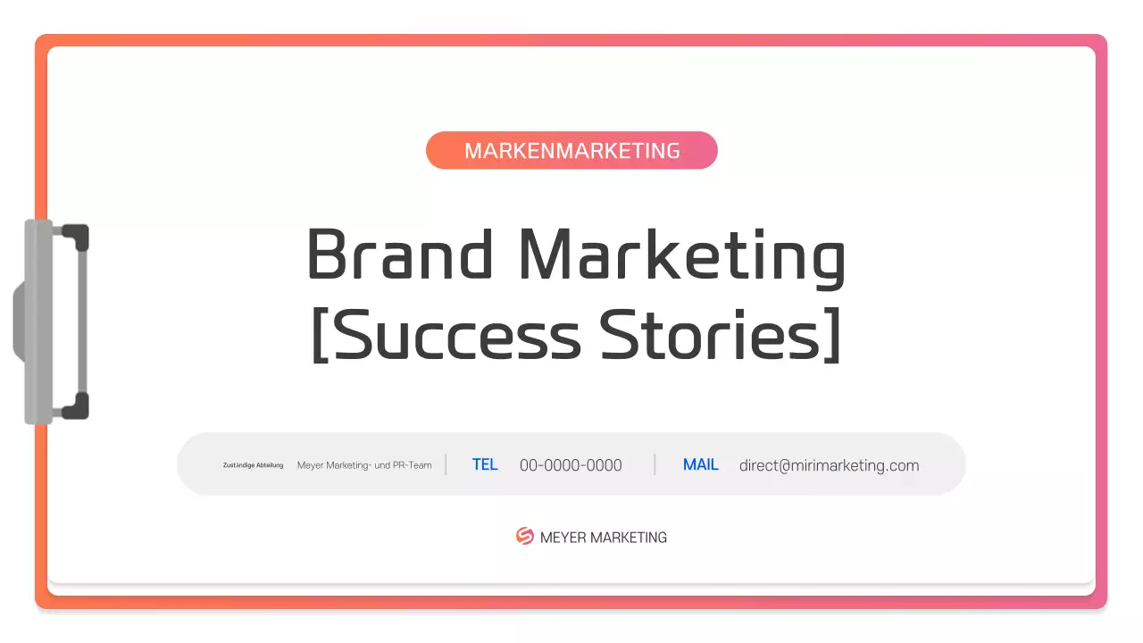 Pink Modern Präsentationsbeschreibung