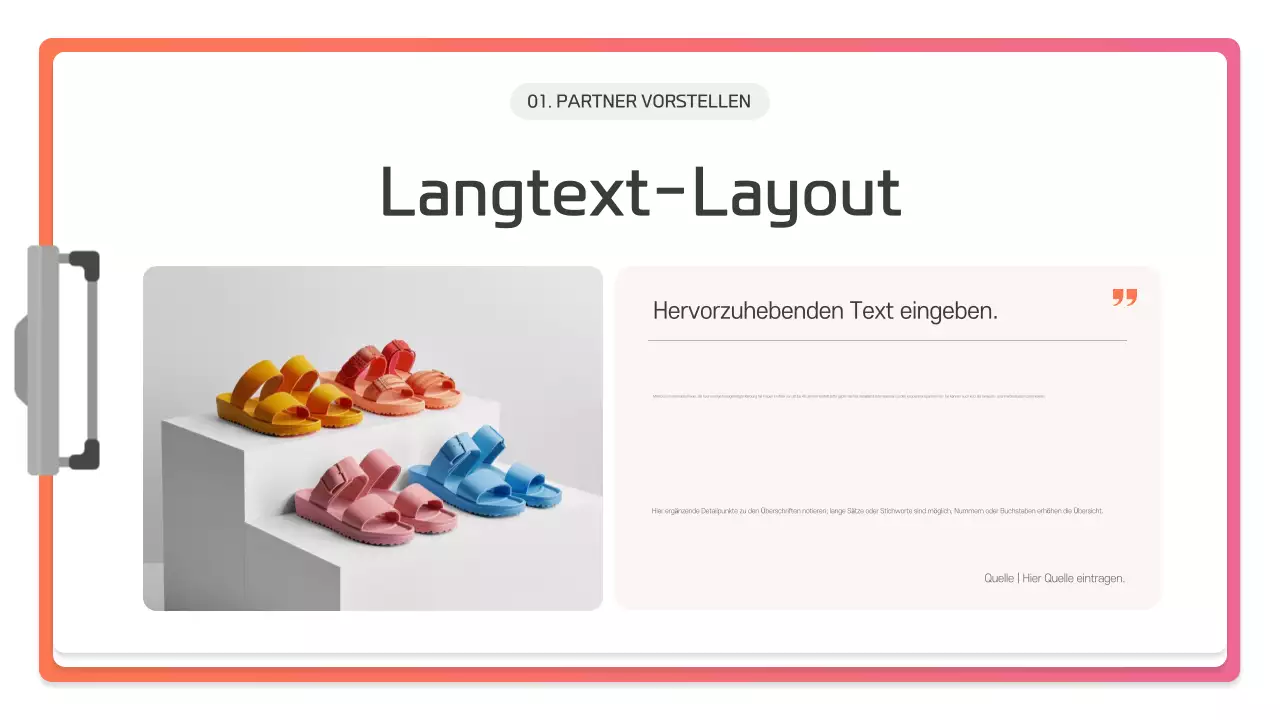 Pink Modern Präsentationsbeschreibung