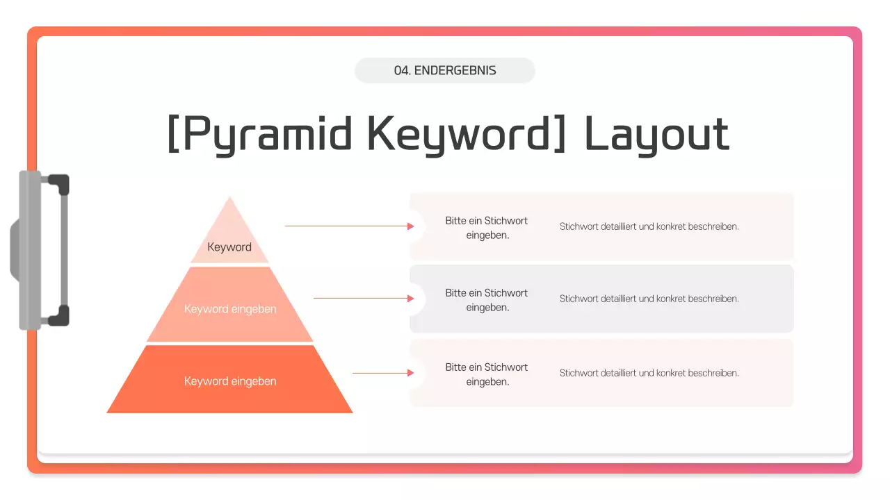 Pink Modern Präsentationsbeschreibung
