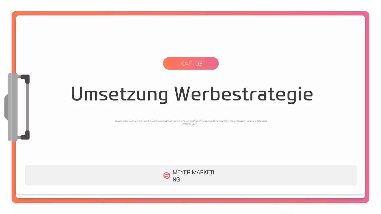 Pink Modern Präsentationsbeschreibung