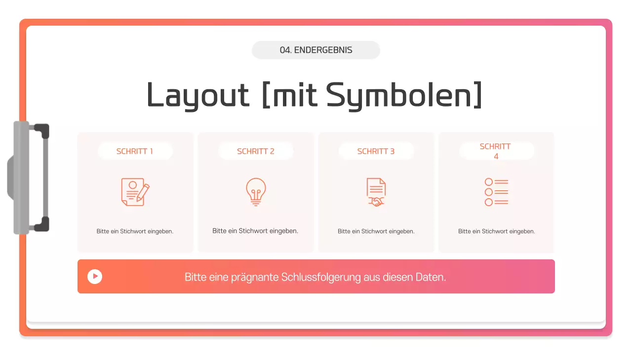 Pink Modern Präsentationsbeschreibung