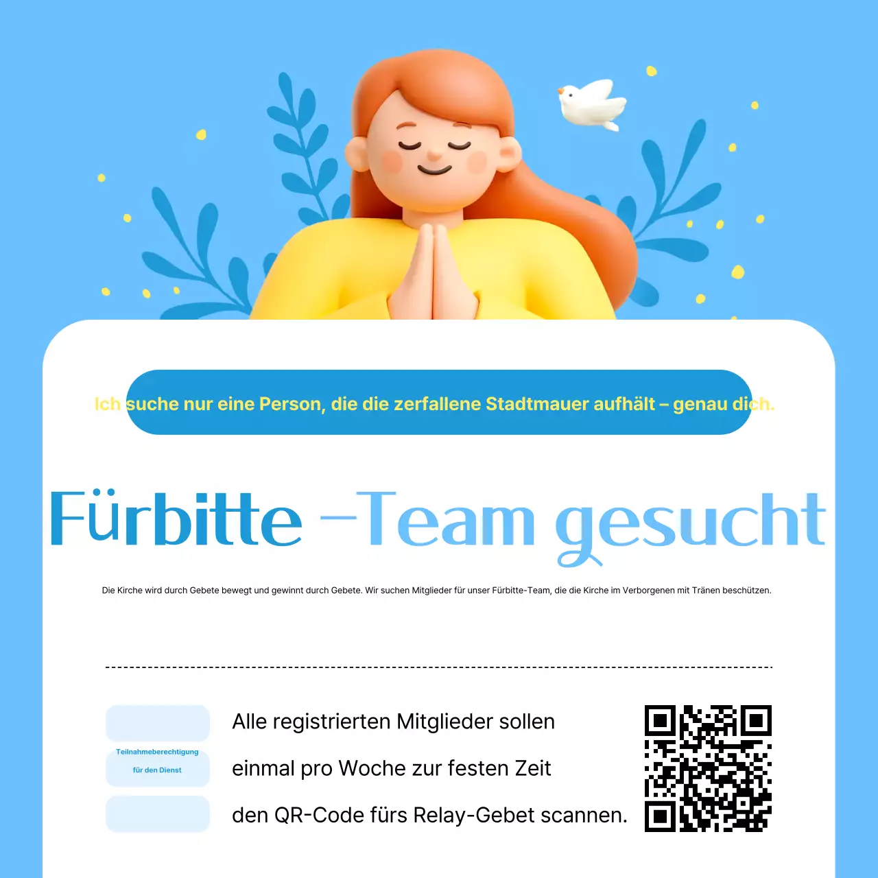 Sky Blue Simple – Stellenausschreibung