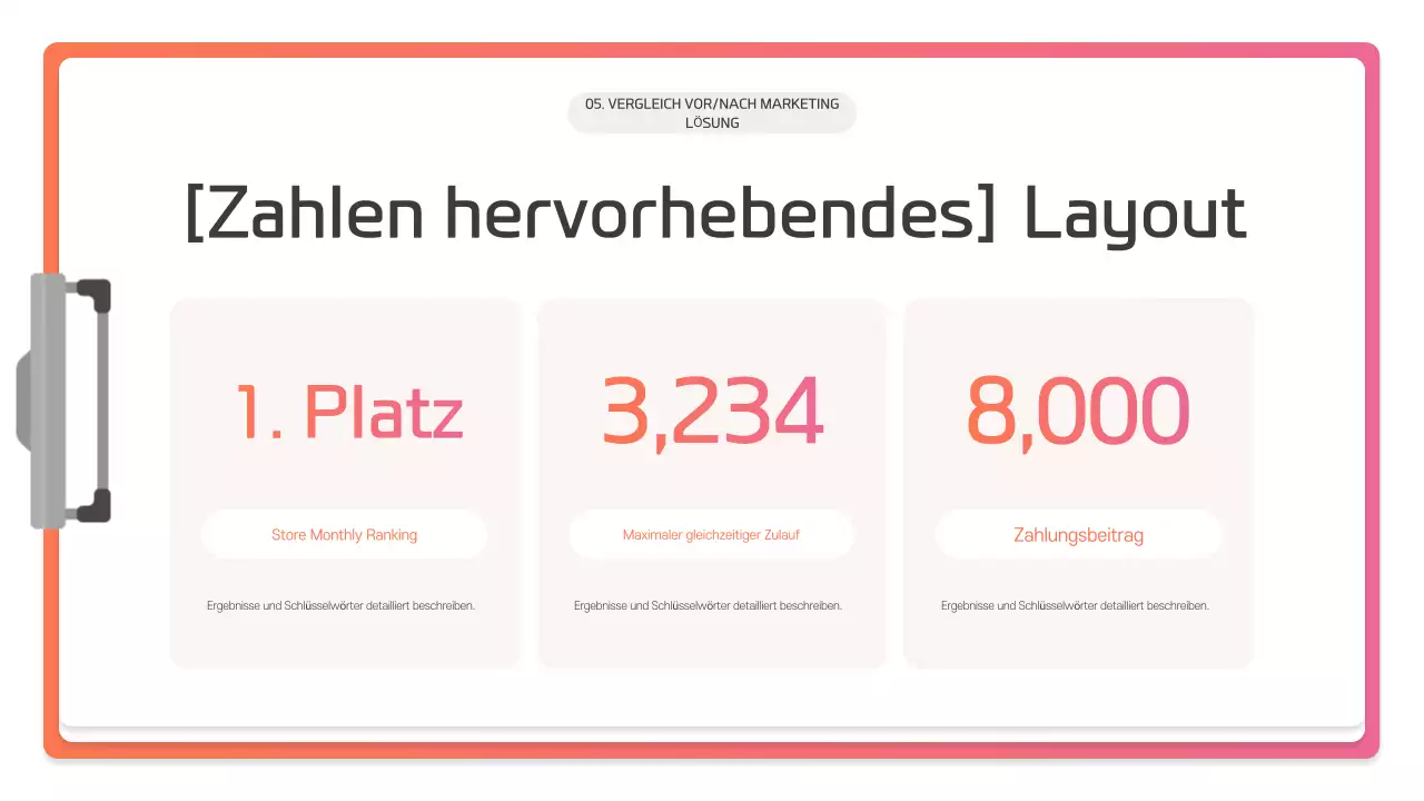 Pink Modern Präsentationsbeschreibung