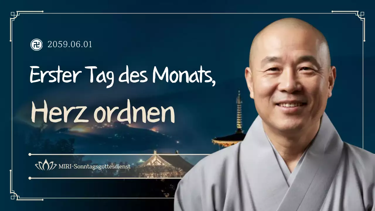 Werbevideo der Tempelveranstaltung in Blau