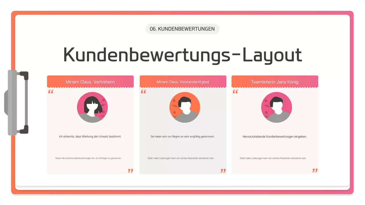 Pink Modern Präsentationsbeschreibung