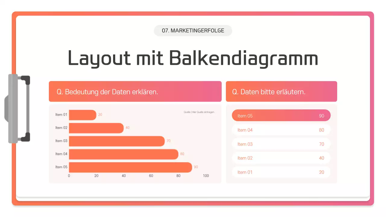 Pink Modern Präsentationsbeschreibung